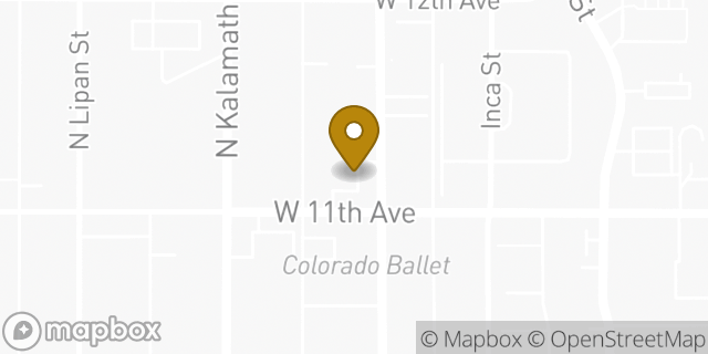 Map showing the location of ATM 7ELEVEN-FCTI in Denver, CO