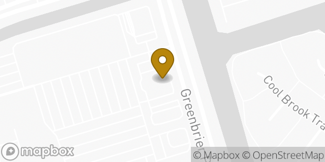 Map showing the location of Buffalo Wild Wings in Chesapeake, VA 23320
