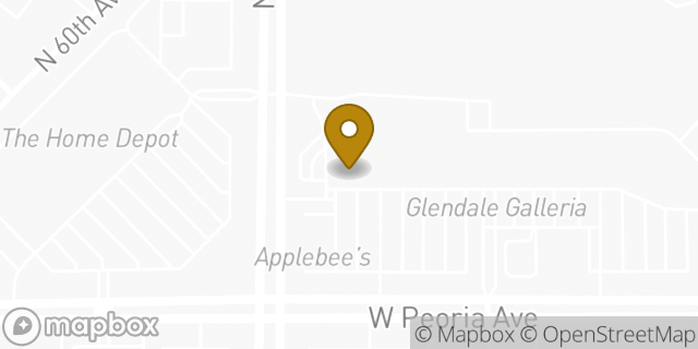 Map showing the location of Subway in Glendale, AZ 85302