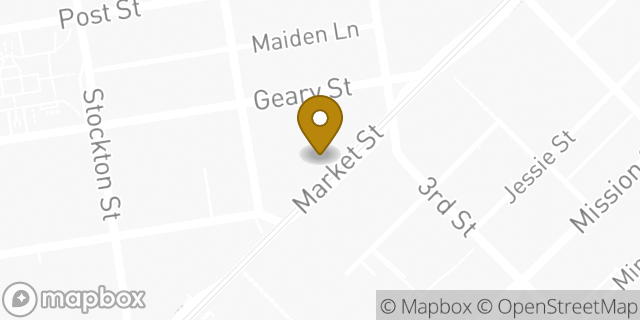 Map showing the location of Walgreens in San Francisco, CA 94103