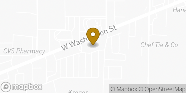 Map showing the location of Coinstar in Indianapolis, IN 46241