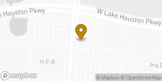 Map showing the location of Subway in Houston, TX 77044