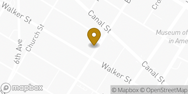 Map showing the location of Chase ATM in New York, NY 10013