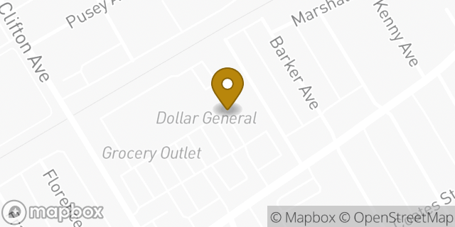 Map showing the location of Dunkin' Donuts in Sharon Hill, PA 19079