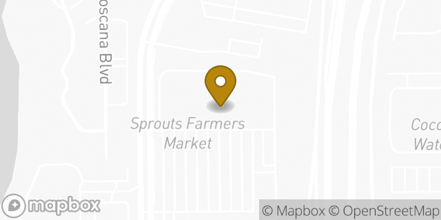 Map showing the location of Sprouts in Orlando, FL 32819