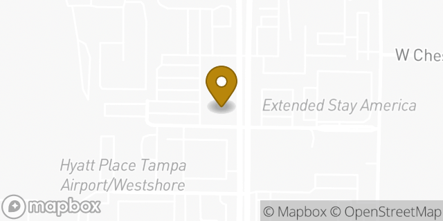 Map showing the location of Olive Garden Italian Restaurant in Tampa, FL 33607