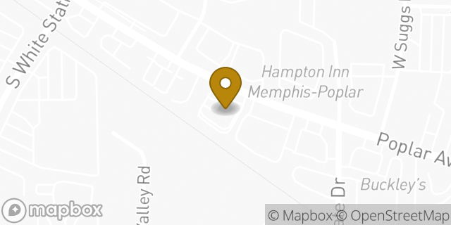 Map showing the location of McDonald's in Memphis, TN 38119