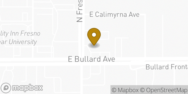 Map showing the location of 7-Eleven in Fresno, CA 93710