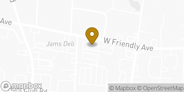 Map showing the location of Chipotle Mexican Grill in Greensboro, NC 27410
