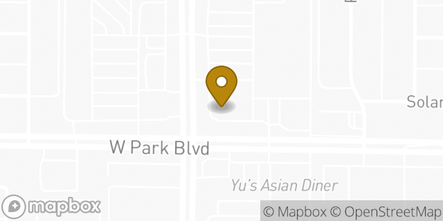 Map showing the location of Cvs Pharmacy in Plano, TX 75075