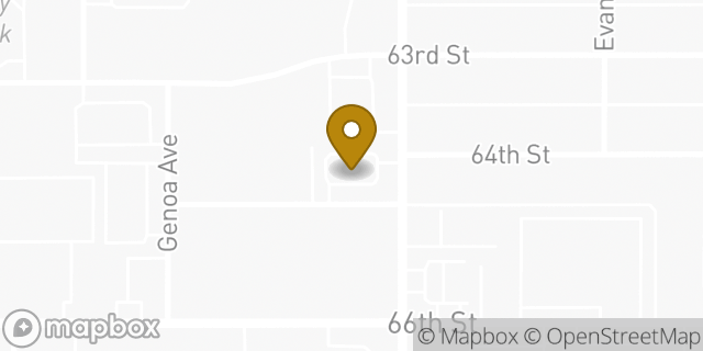 Map showing the location of Sonic Drive In in Lubbock, TX 79424