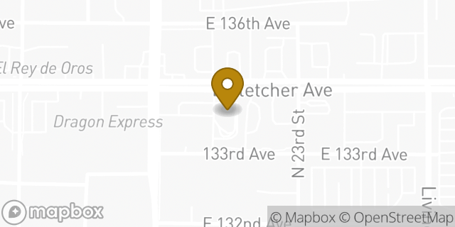 Map showing the location of McDonald's in Tampa, FL 33612