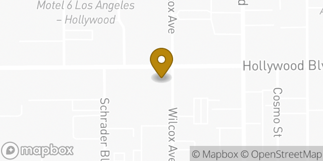Map showing the location of ATM 7ELEVEN-FCTI in Los Angeles, CA 90028