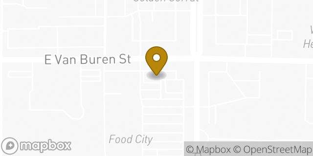 Map showing the location of Whataburger in Avondale, AZ 85323