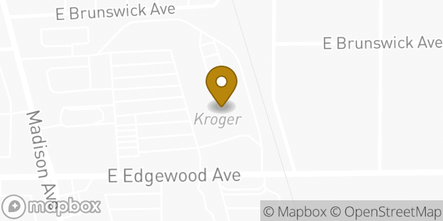 Map showing the location of Kroger in Indianapolis, IN 46227