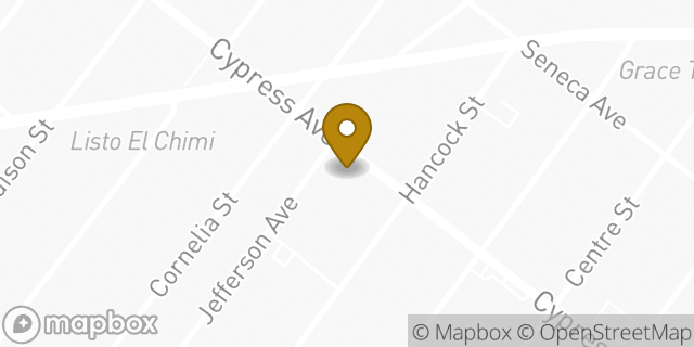 Map showing the location of Amazon Locker - Evaporation in Ridgewood, NY 11385
