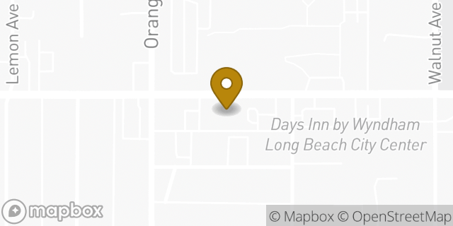 Map showing the location of ATM CVS in Long Beach, CA