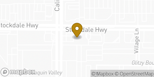 Map showing the location of 7-Eleven in Bakersfield, CA 93309