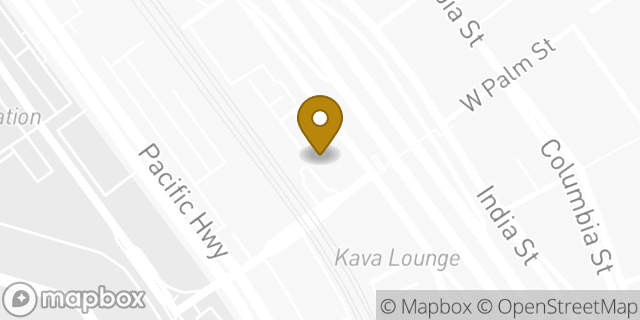 Map showing the location of Enterprise Rent-A-Car in San Diego, CA 92101