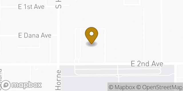 Map showing the location of The Church of Jesus Christ of Latter-day Saints in Mesa, AZ 85204