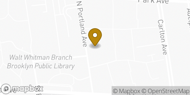 Map showing the location of Amazon Locker - Pradeep in Brooklyn, NY 11205