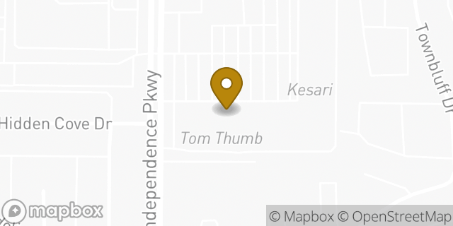 Map showing the location of Starbucks Coffee Company in Plano, TX 75075