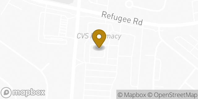 Map showing the location of AutoZone Auto Parts in Canal Winchester, OH 43110
