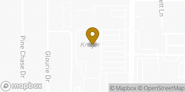Map showing the location of Kroger in Houston, TX 77055