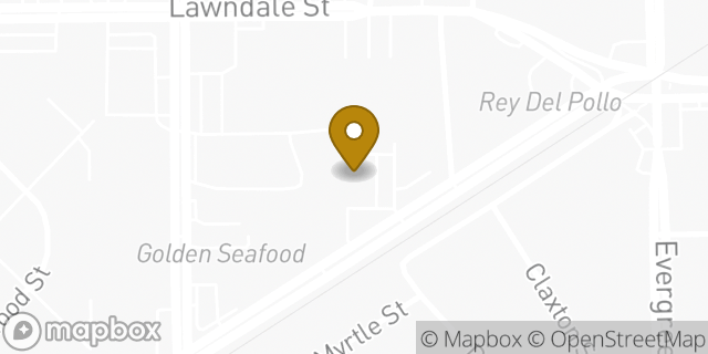 Map showing the location of AutoZone in Houston, TX 77023