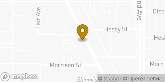 Map showing the location of Bank of America in North Hollywood, CA 91601