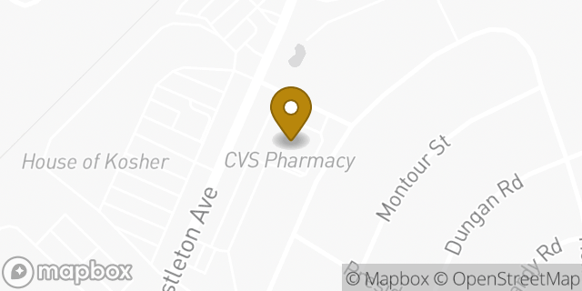 Map showing the location of CVS Pharmacy in Philadelphia, PA 19115