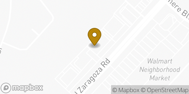 Map showing the location of Starbucks in El Paso, TX 79938