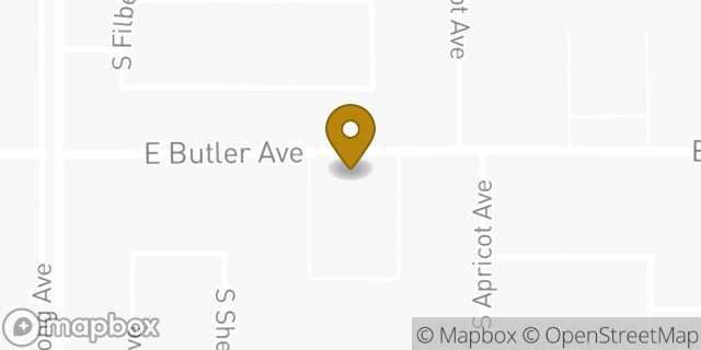 Map showing the location of The Church of Jesus Christ of Latter-day Saints in Fresno, CA 93727