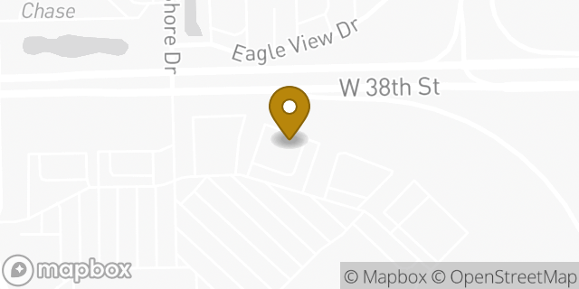 Map showing the location of Starbucks in Indianapolis, IN 46254
