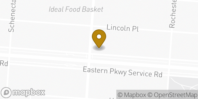Map showing the location of McDonald's in Brooklyn, NY 11213