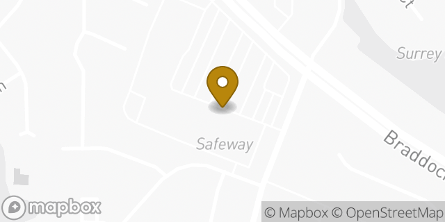 Map showing the location of Amazon Locker - Svetlana in Fairfax, VA 22032