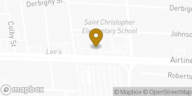 Map showing the location of Enterprise Rent-A-Car in Metairie, LA 70001
