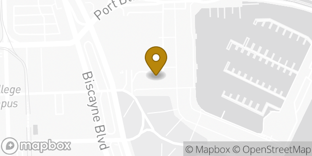 Map showing the location of 401 Biscayne Blvd in Miami, FL 33132