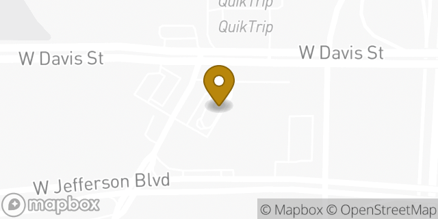 Map showing the location of McDonald's in Dallas, TX 75211