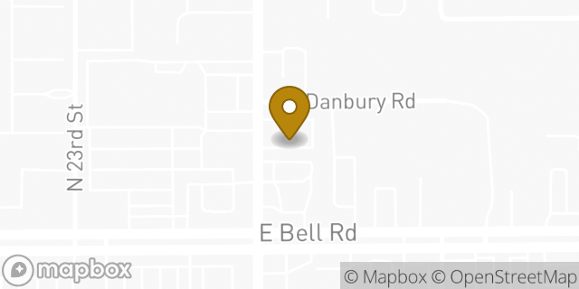 Map showing the location of Amazon Locker - Med in Phoenix, AZ 85032