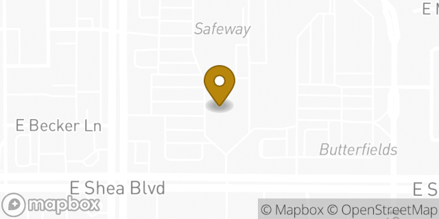Map showing the location of CVS Pharmacy in Scottsdale, AZ 85254