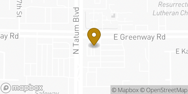 Map showing the location of Safeway Fuel Station in Scottsdale, AZ 85254
