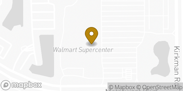 Map showing the location of McDonald's in Orlando, FL 32811