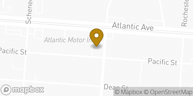 Map showing the location of AutoZone in Brooklyn, NY 11213