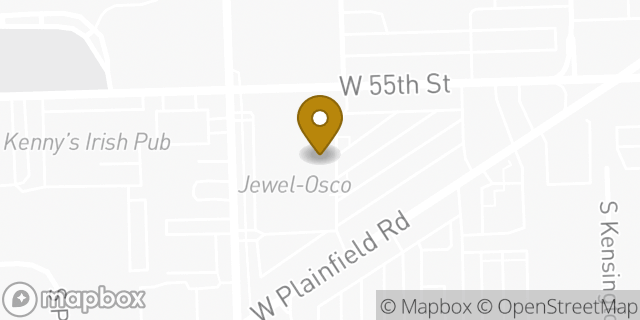 Map showing the location of Starbucks in Countryside, IL 60525