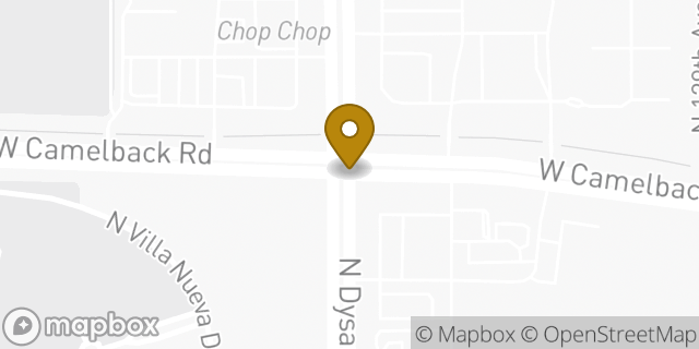 Map showing the location of AutoZone in Litchfield Park, AZ 85340