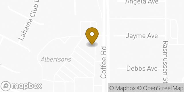 Map showing the location of Chase Bank in Bakersfield, CA 93308
