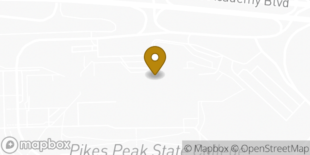 Map showing the location of Amazon Locker - Tijera in Colorado Springs, CO 80906