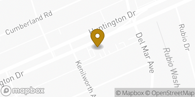 Map showing the location of CrossFit 626 in San Marino, CA