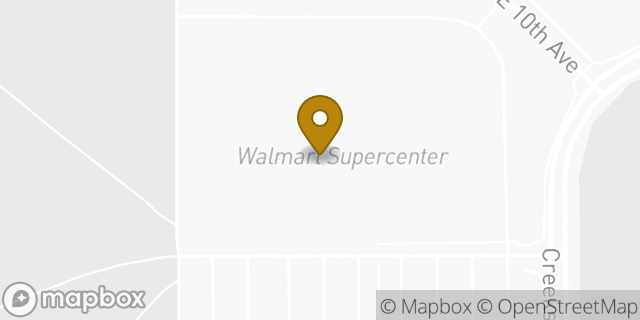 Map showing the location of Walmart Supercenter in Anchorage, AK 99504